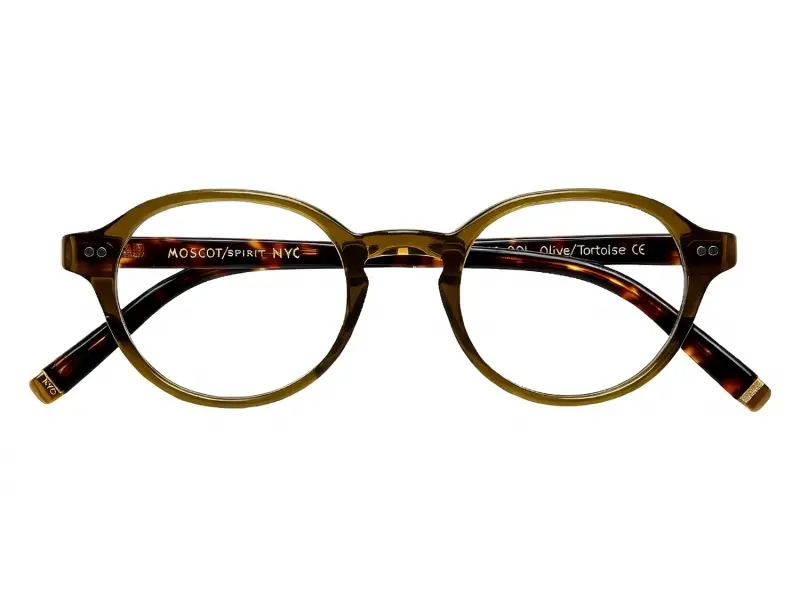 Moscot Petie Olive Tortoise 49