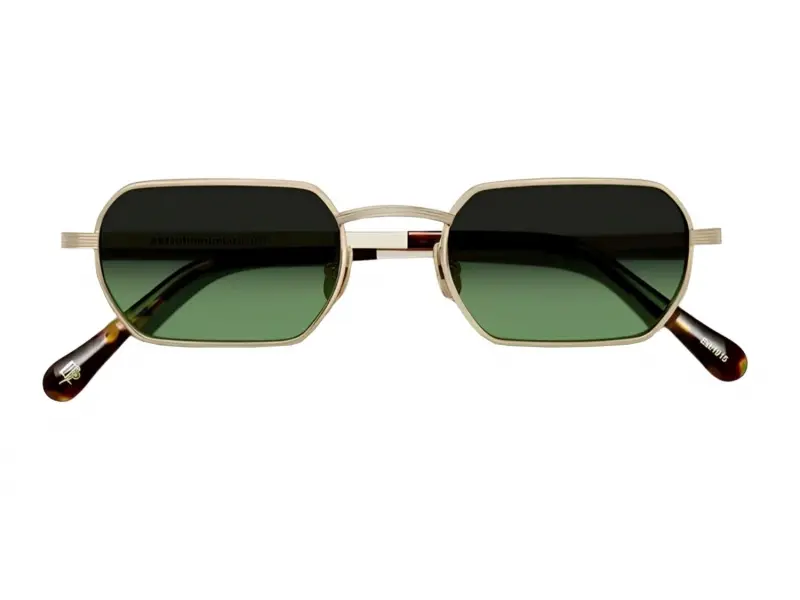 Moscot Shmooz Sun 48 Gold Forest Wood