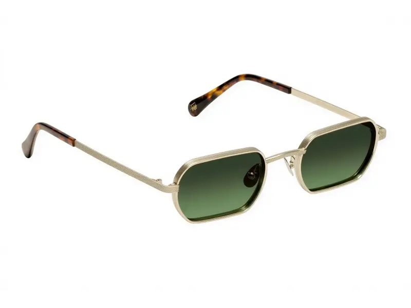 Moscot Shmooz Sun 48 Gold Forest Wood