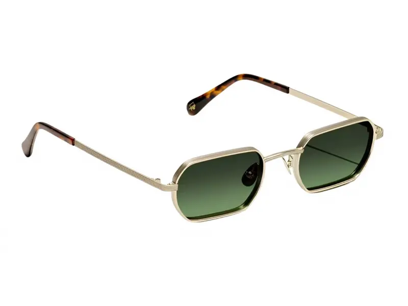 Moscot Shmooz Sun 48 Gold Forest Wood