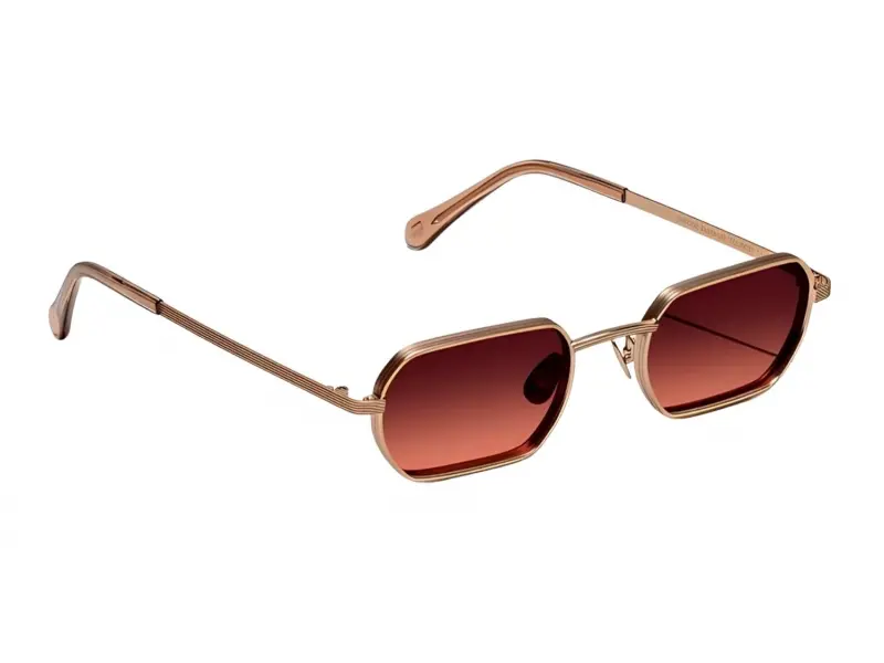 Moscot Shmooz Sun 48 Rose Cabernet