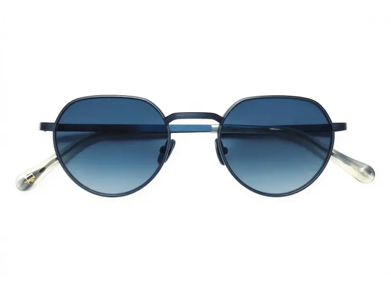 Moscot Smendrik Sun 51 Navy Denim Blue