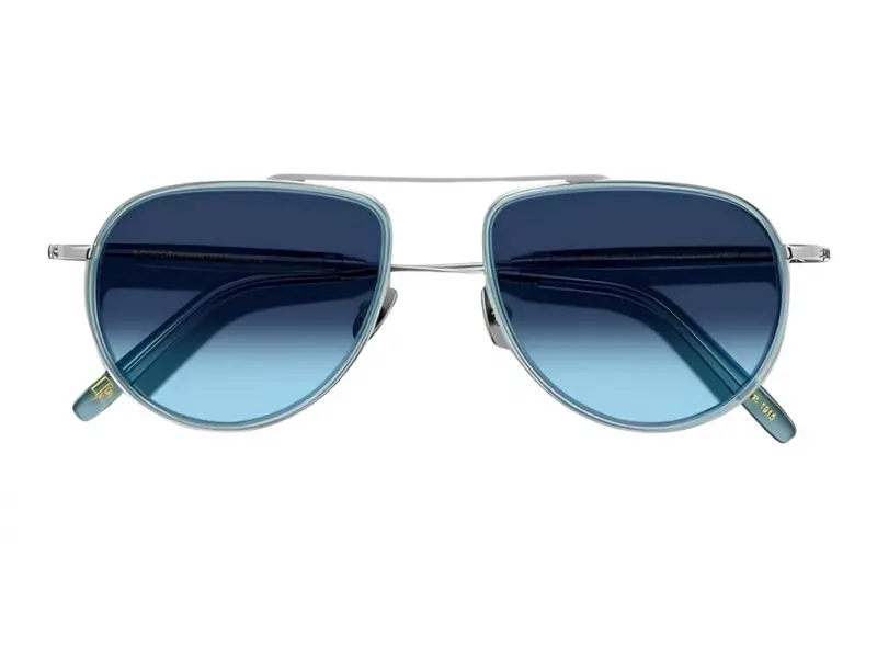 Moscot Traif Sun 52 Light Blue/Silver Denim