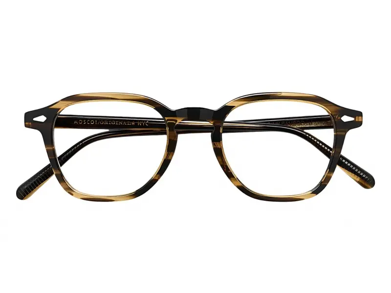 Moscot Vantz Brown Bamboo 47