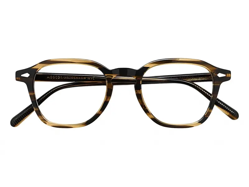 Moscot Vantz Brown Bamboo 50