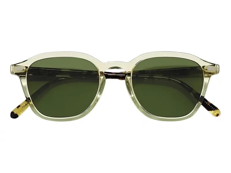 Moscot Vantz Sun Citron/Tortoise 50 Calibar Green