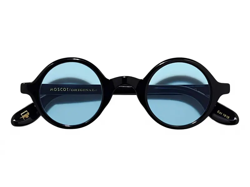 Moscot Zolman Sun Black 42 DG-37 Blue