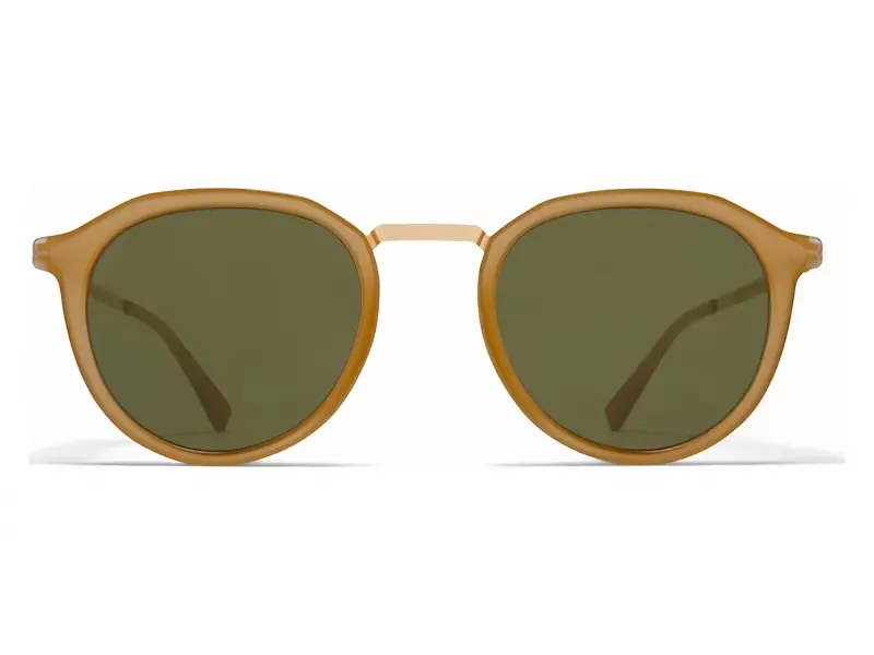 Mykita Helmi A56 Glossy Gold/Brown Dark Brown RGR 701