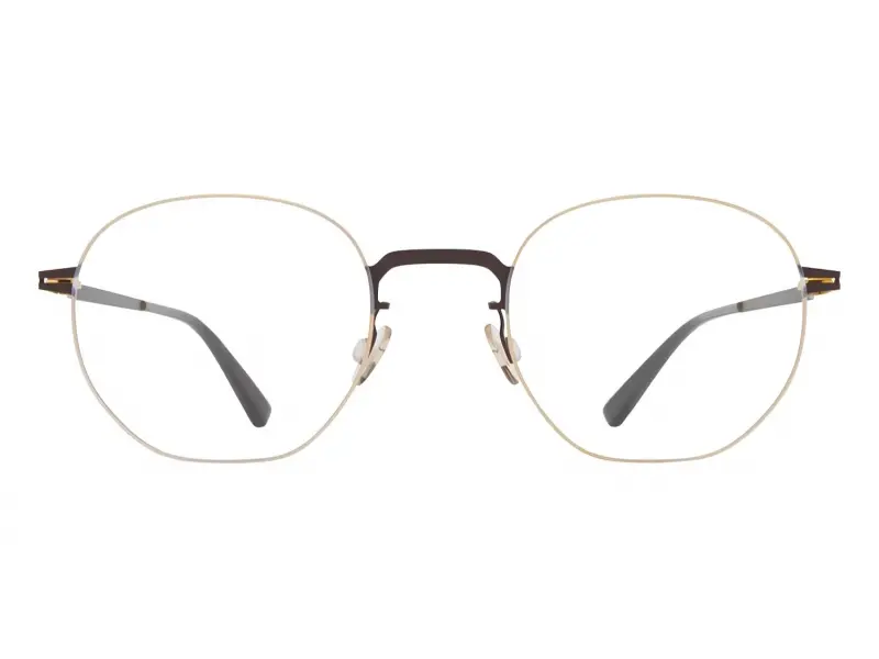 Mykita Lessrim Wataru Gold/Dark Brown 122