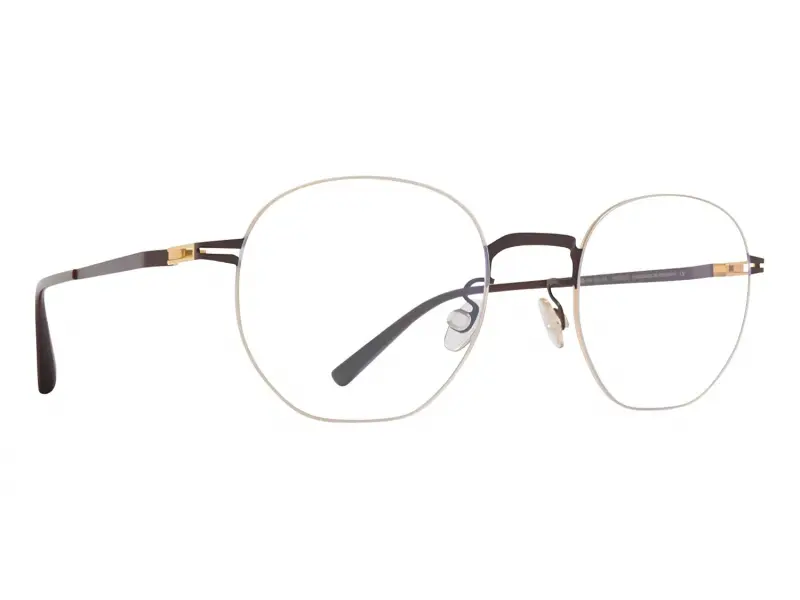 Mykita Lessrim Wataru Gold/Dark Brown 122