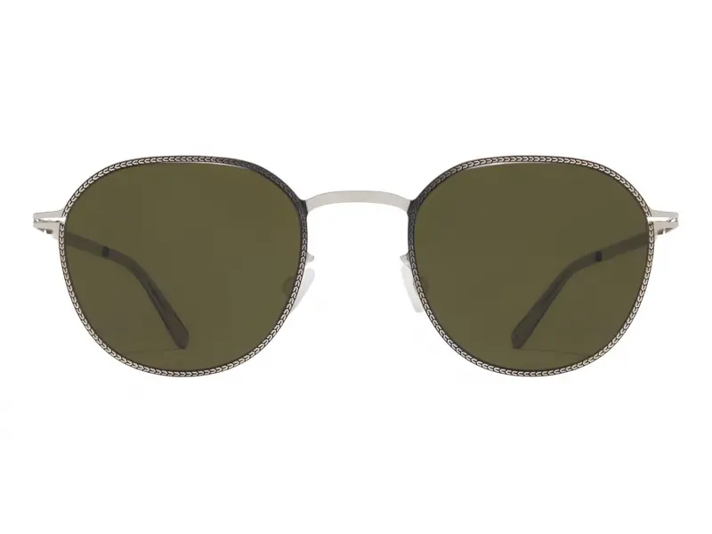 Mykita Talvi Silver/Black Raw Green SLD 052
