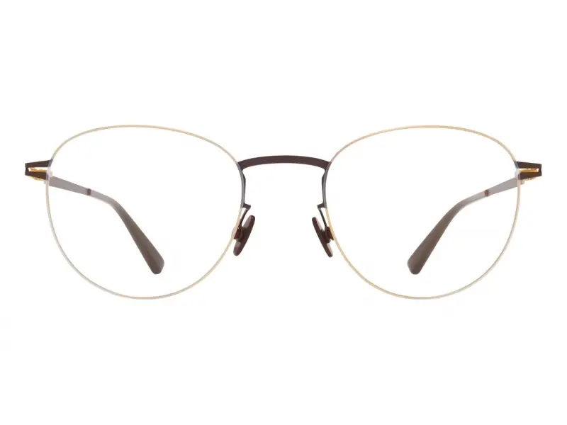 Mykita Taro Lessrim Gold/Dark Brown