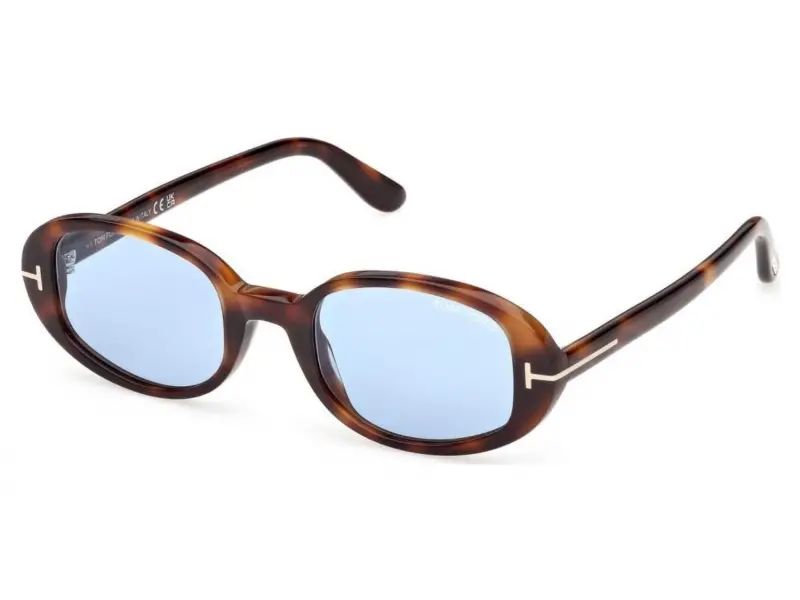Tom Ford FT1364 52N 49 Koyu Havana Yeşil Unisex Güneş Gözlüğü