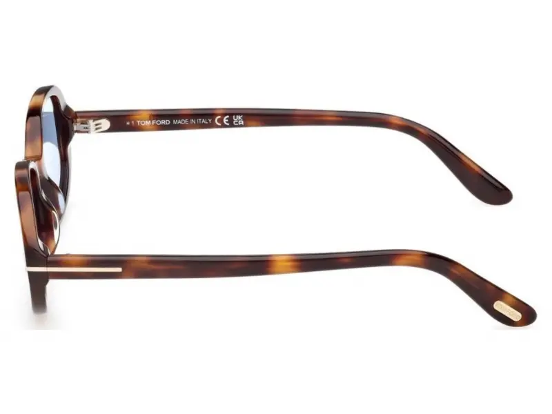 Tom Ford FT1364 52N 49 Koyu Havana Yeşil Unisex Güneş Gözlüğü