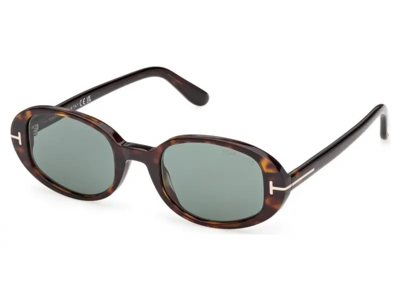 Tom Ford TF1364 01A Koyu Havana Yeşil Unisex Güneş Gözlüğü