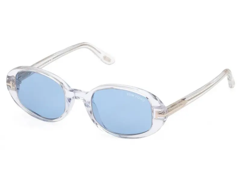 Tom Ford FT1364 26V 49 Kristal Mavisi Unisex Güneş Gözlüğü