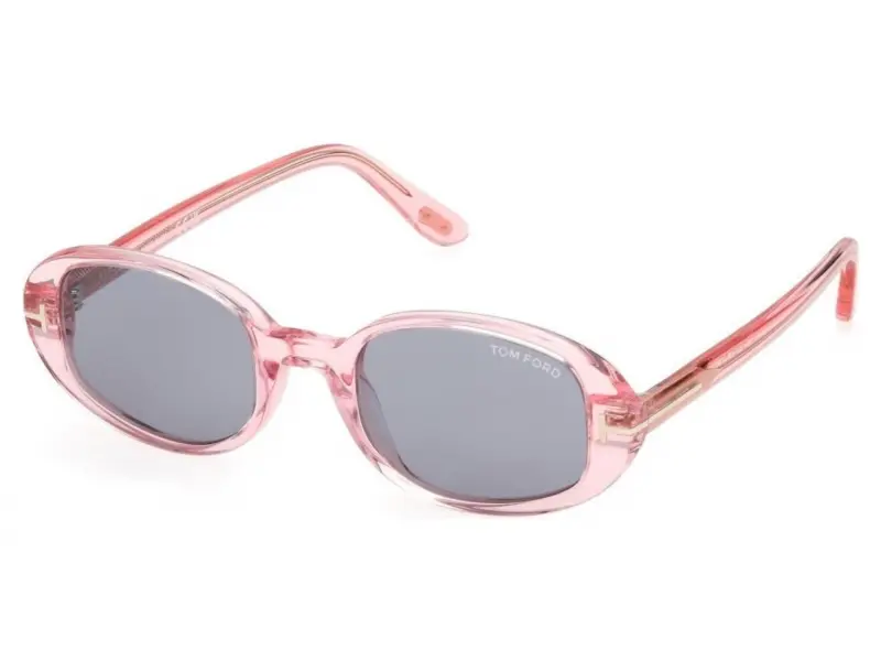 Tom Ford FT1364 72A 49 Parlak Pembe Duman Unisex Güneş Gözlüğü