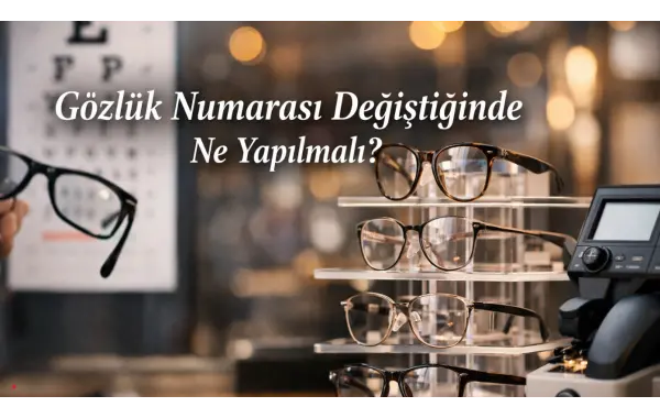 Gözlük Numarası Değiştiğinde Ne Yapılmalı?