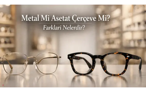 Metal Mi Asetat Çerçeve Mi? Farkları Nelerdir?