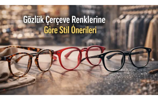 Gözlük Çerçeve Renklerine Göre Stil Önerileri