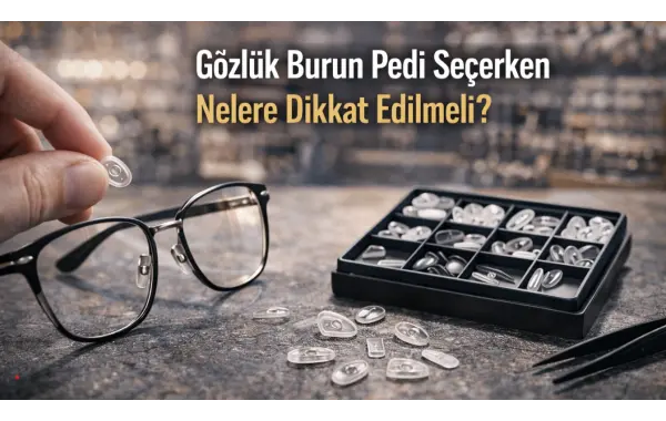 Gözlük Burun Pedi Seçerken Nelere Dikkat Edilmeli?