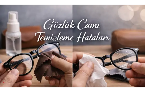 Gözlük Camı Temizleme Hataları