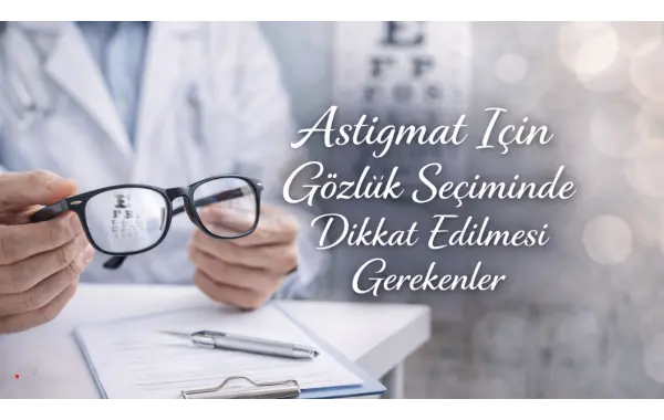 Astigmat İçin Gözlük Seçiminde Dikkat Edilmesi Gerekenler