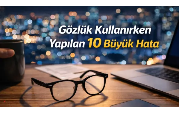 Gözlük Kullanırken Yapılan 10 Büyük Hata