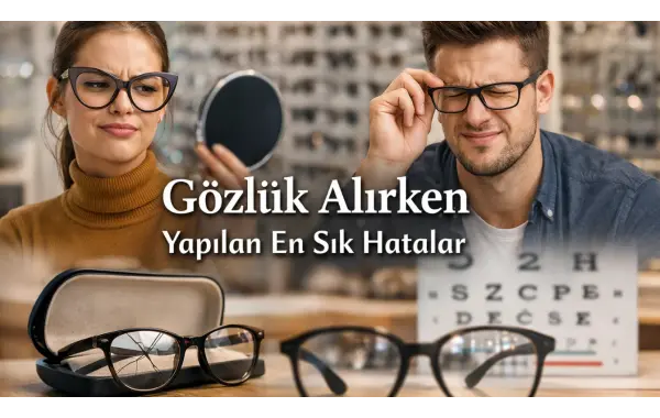 Gözlük Alırken Yapılan En Sık Hatalar