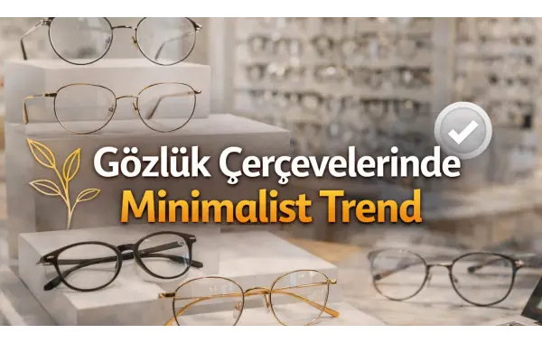 Gözlük Çerçevelerinde Minimalist Trend