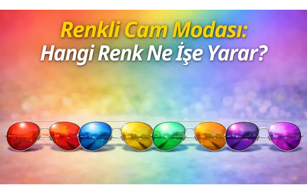 Renkli Cam Modası: Hangi Renk Ne İşe Yarar?