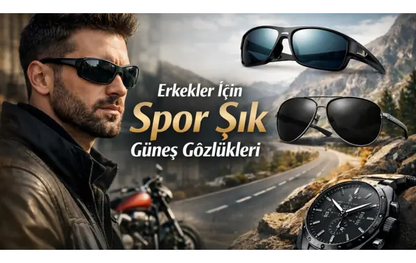 Erkekler İçin Spor Şık Güneş Gözlükleri
