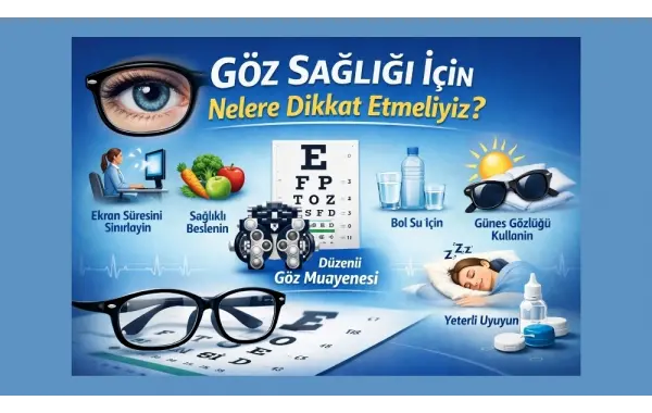 Göz Sağlığı İçin Nelere Dikkat Etmeliyiz