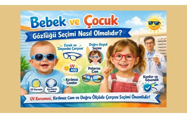 Bebek ve Çocuk Gözlüğü Seçimi Nasıl Olmalıdır ?