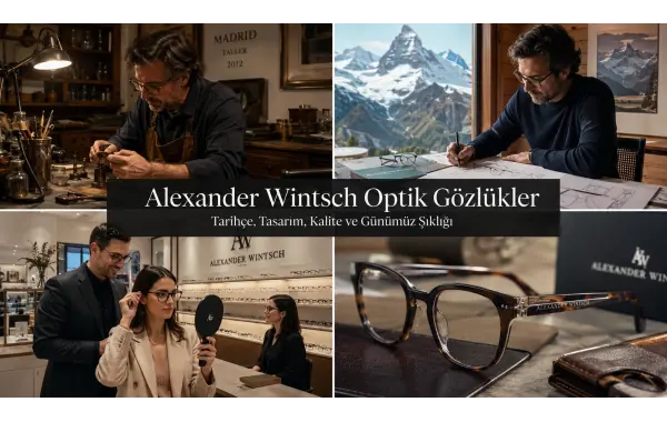 Alexander Wintsch Optik Gözlükler: Günlük Konforu Tasarımla Buluşturan Çerçeveler