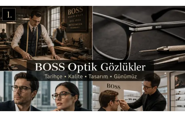 BOSS Optik Gözlükler: Günlük Konforu Profesyonel Tasarımla Birleştiren Çerçeveler