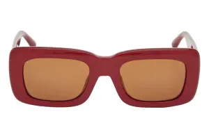 Linda Farrow The Attico Marfa Bordeaux/Gold - Bordeaux Lens