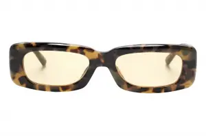 Linda Farrow The Attico Mini Marfa Lemon/Yellow Gold/Brown