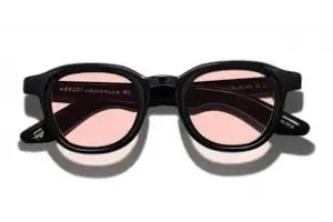 Moscot Dahven Base 2 Sun 47 Black Ny Rose
