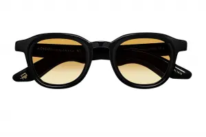 Moscot Dahven Sun 47 Black Chestnut Fade
