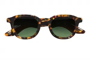 Moscot Dahven Sun 47 Tortoise Forest Wood