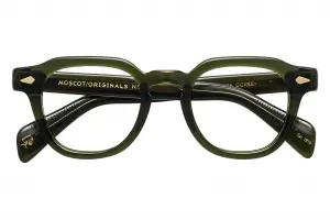 Moscot Dolt Sun 46 Dark Green Forest Wood