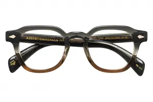 Moscot Dolt Sun 49 Grey Brown Fade Chest Fade