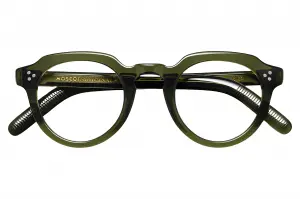 Moscot Gavolt Dark Green 45 Demo Lenses