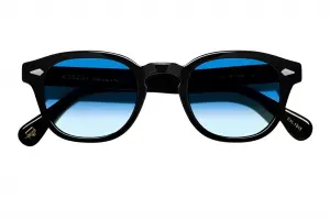 Moscot Lemtosh 46 Black Broadway Blue Fad