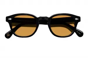 Moscot Lemtosh Base 2 Sun Black 46 Amber