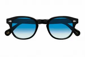 Moscot Lemtosh Base 2 Sun Black 49 Broadway Blue Fade