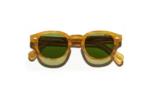 Moscot Lemtosh Base 2 Sun Emerald 46 Forest Wood