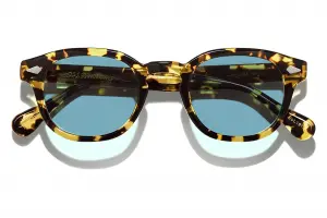 Moscot Lemtosh Sun 46 Tokyo Tortoise Blue Glass