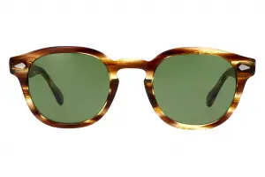 Moscot Lemtosh Sun 49 Bamboo Calibar Green